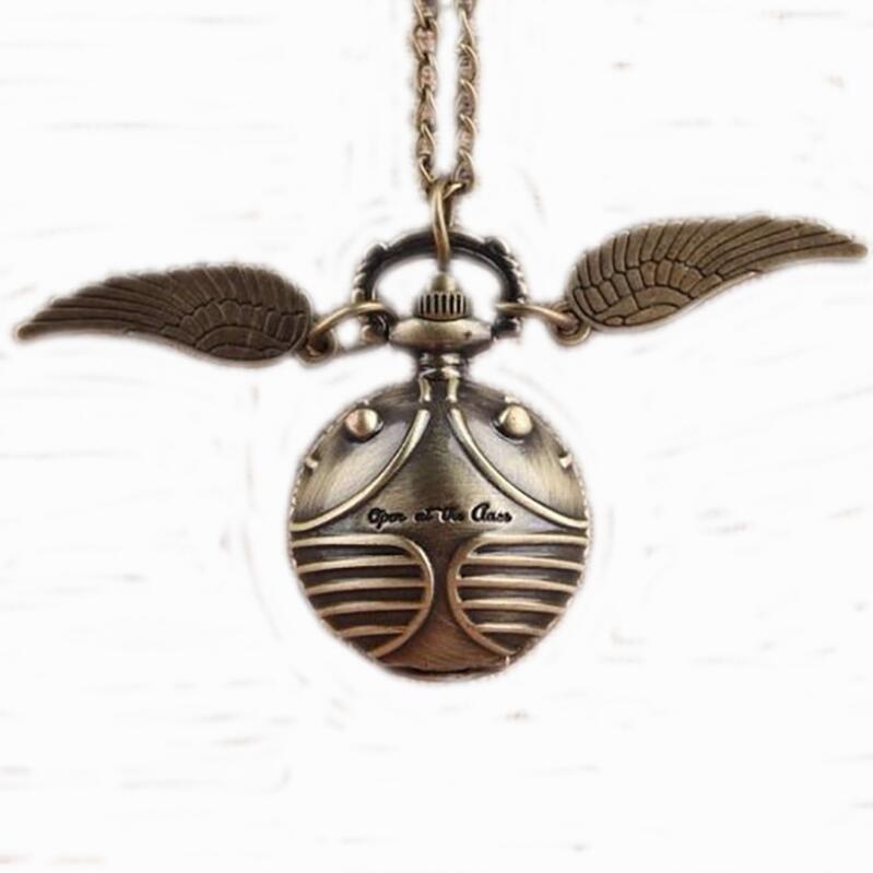 Necklace Golden Watch Ball Potter Quartz Pocket Watch - Image 7