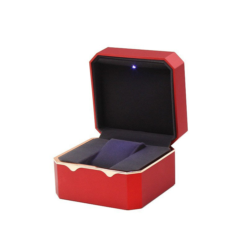 Anise Gold Edge Watch Box With Lights Watch Storage Box Watch Box Brand Watch Box Watch Gift Box - Image 5
