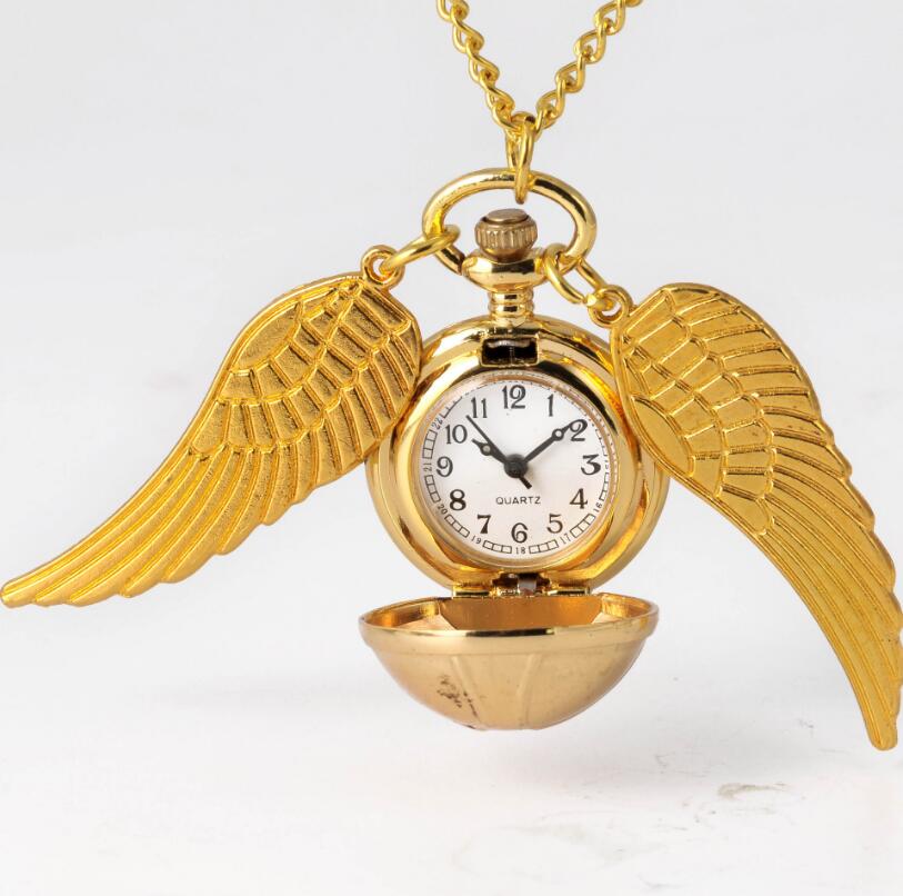 Necklace Golden Watch Ball Potter Quartz Pocket Watch
