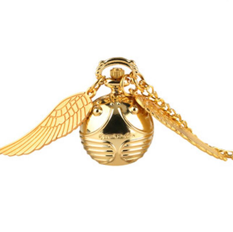 Necklace Golden Watch Ball Potter Quartz Pocket Watch - Image 3