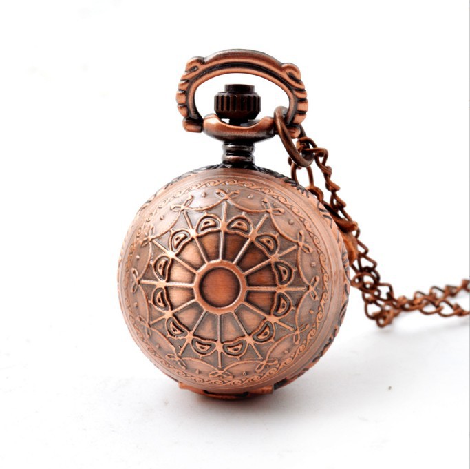 Necklace Golden Watch Ball Potter Quartz Pocket Watch - Image 12
