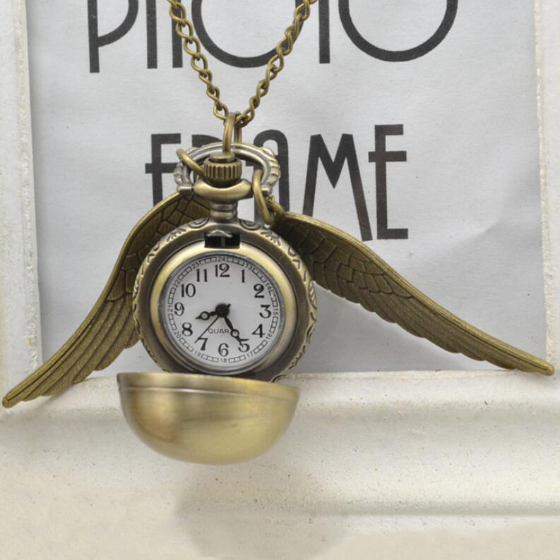 Necklace Golden Watch Ball Potter Quartz Pocket Watch - Image 16