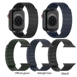569346082 Watch Band Suitable for Apple Watch iWatch Watch Band Carbon Fiber Magnetic Apple Watch Band