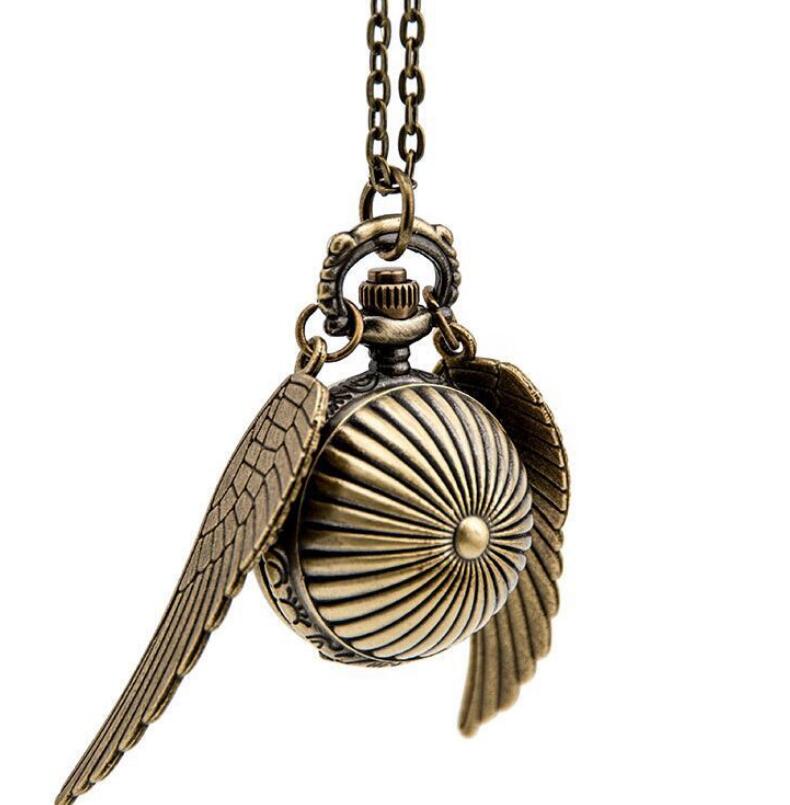 Necklace Golden Watch Ball Potter Quartz Pocket Watch - Image 14