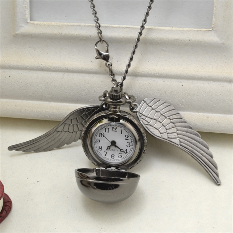 Necklace Golden Watch Ball Potter Quartz Pocket Watch - Image 8