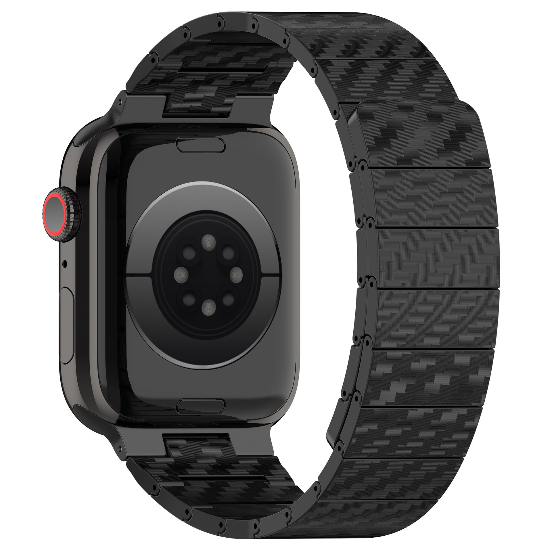Watch Band Suitable for Apple Watch iWatch Watch Band Carbon Fiber Magnetic Apple Watch Band - Image 4