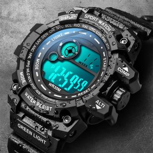 569346046 Student watch sports boy electronic watch waterproof luminous watch